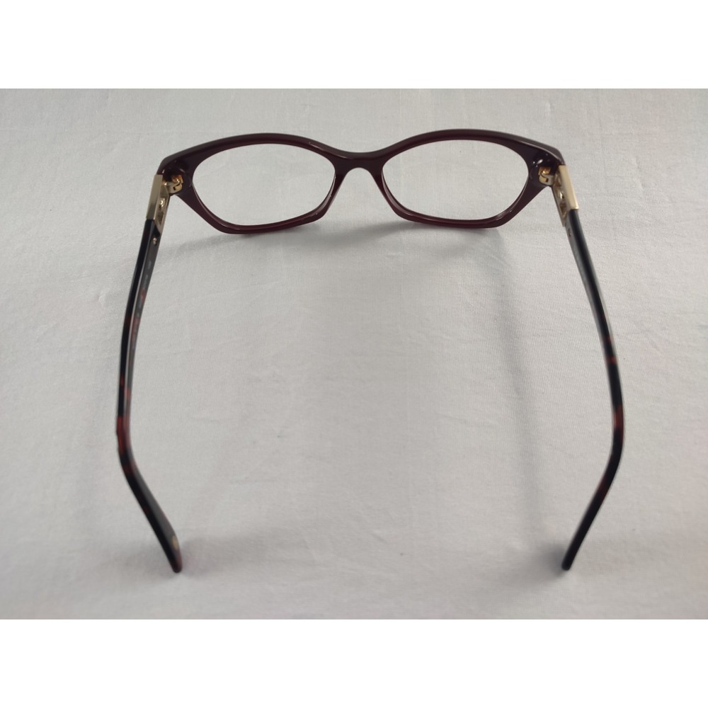 Versace MOD 3170-B 5026 Burgundy Tortoise Medusa Crystals Eyeglasses 52-16-135 - Picture 5 of 13